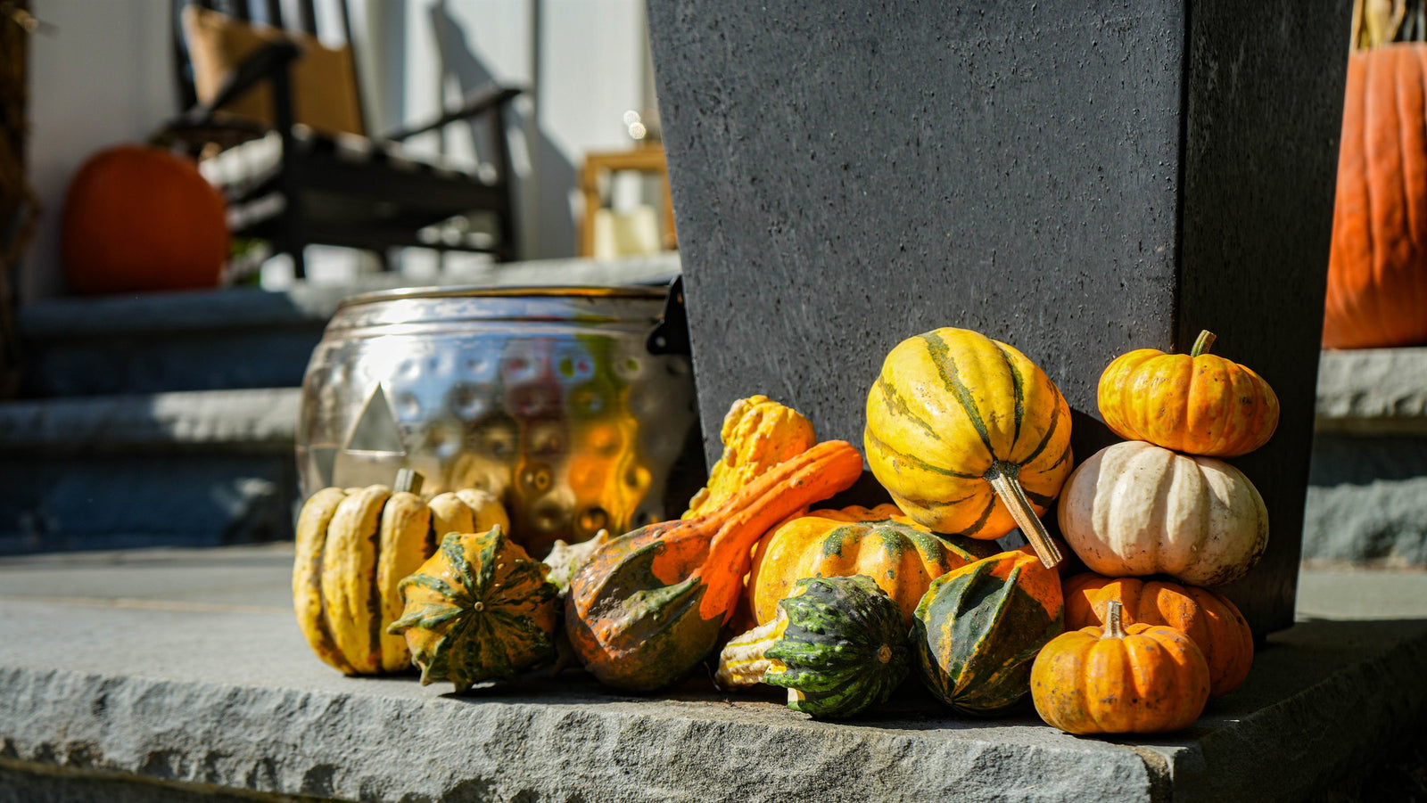 Fall porch installation for a Lemont, IL home